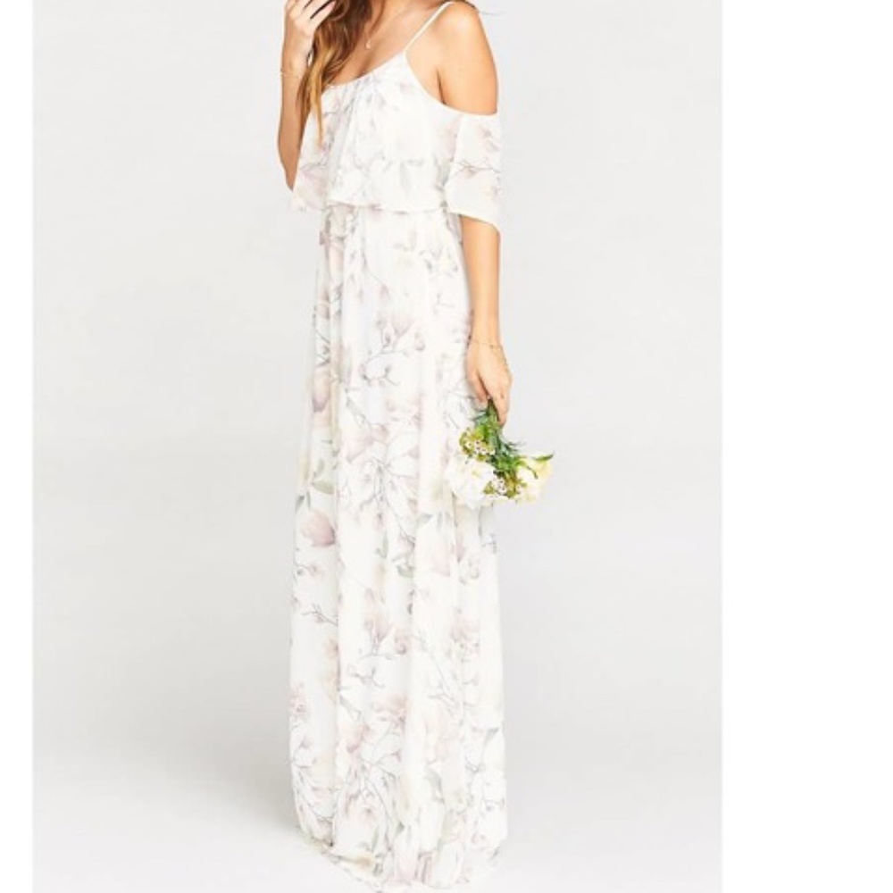 Show Me Your Mumu Caitlin Ruffle Maxi Dress